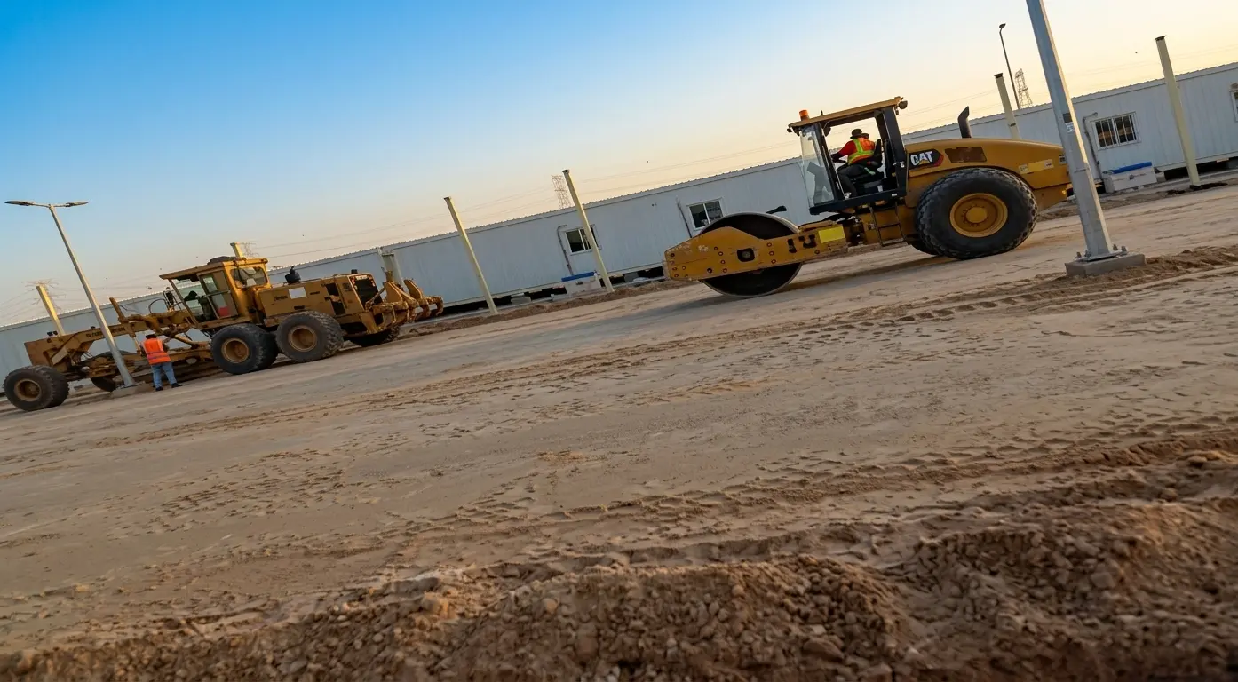 Soil stabilization and treatment works